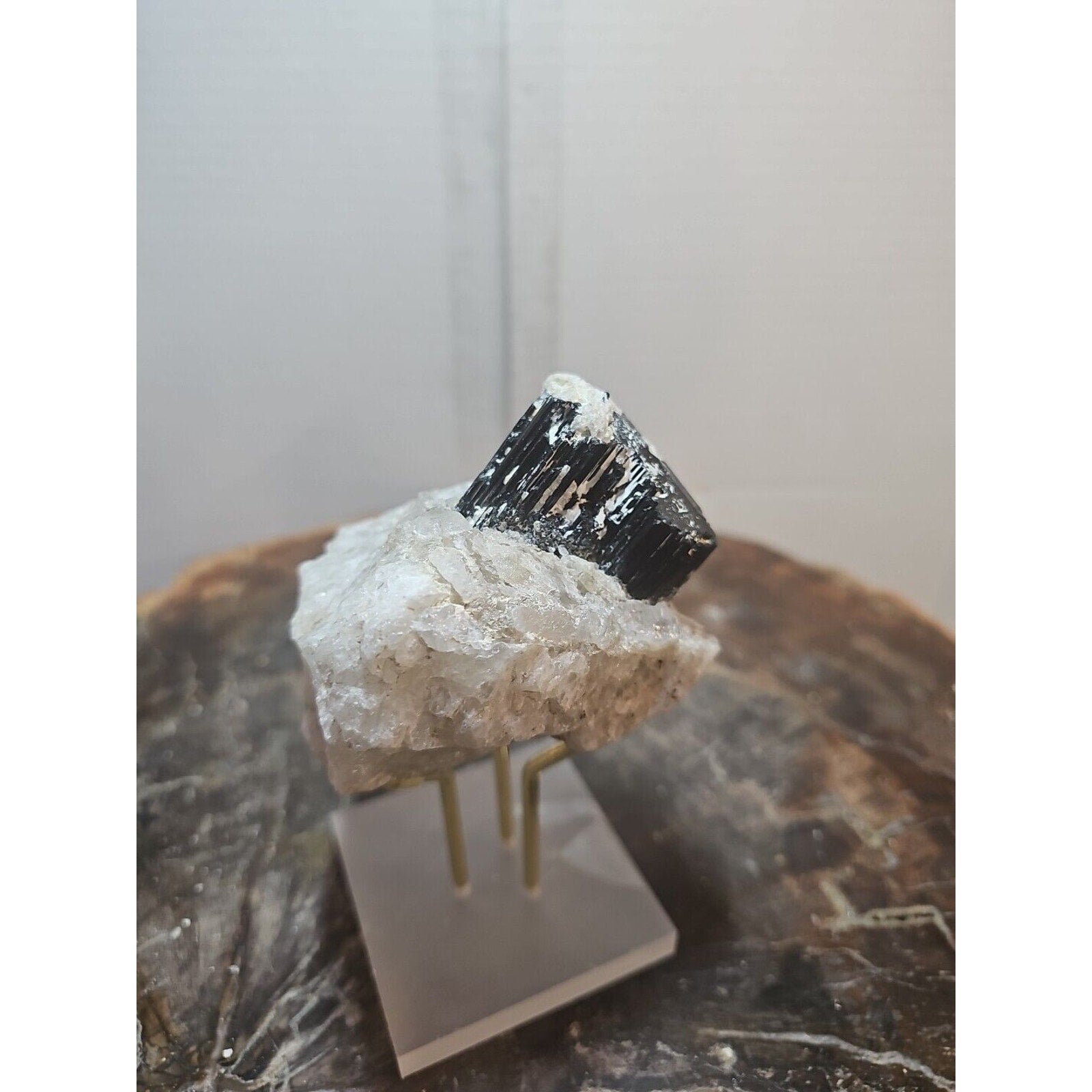 Black Tourmaline Raw Mineral Specimen — 1.11 lbs, Rough Natural Crystal | CrystalCloud Company by CrystalCloud Company