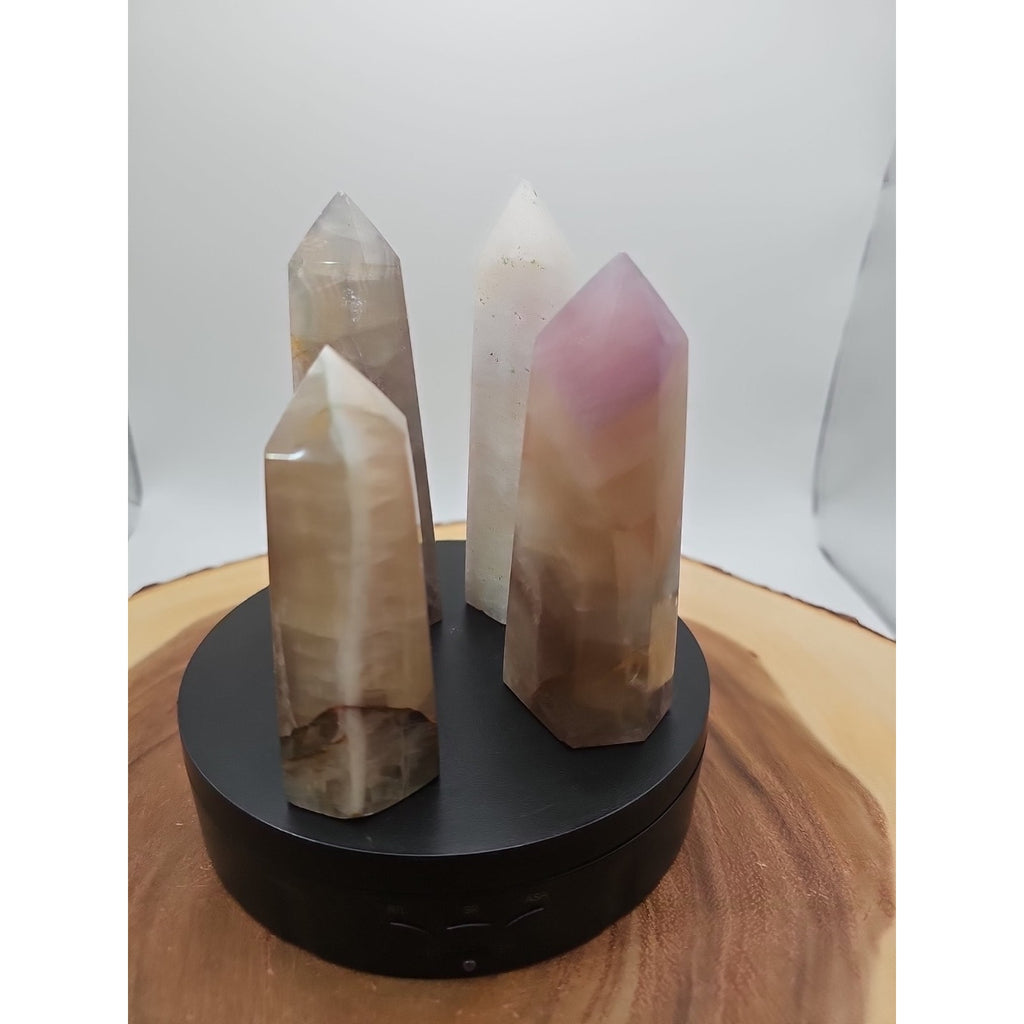 Fluorite crystals Set Of 4,2.52lbs by CrystalCloud Company