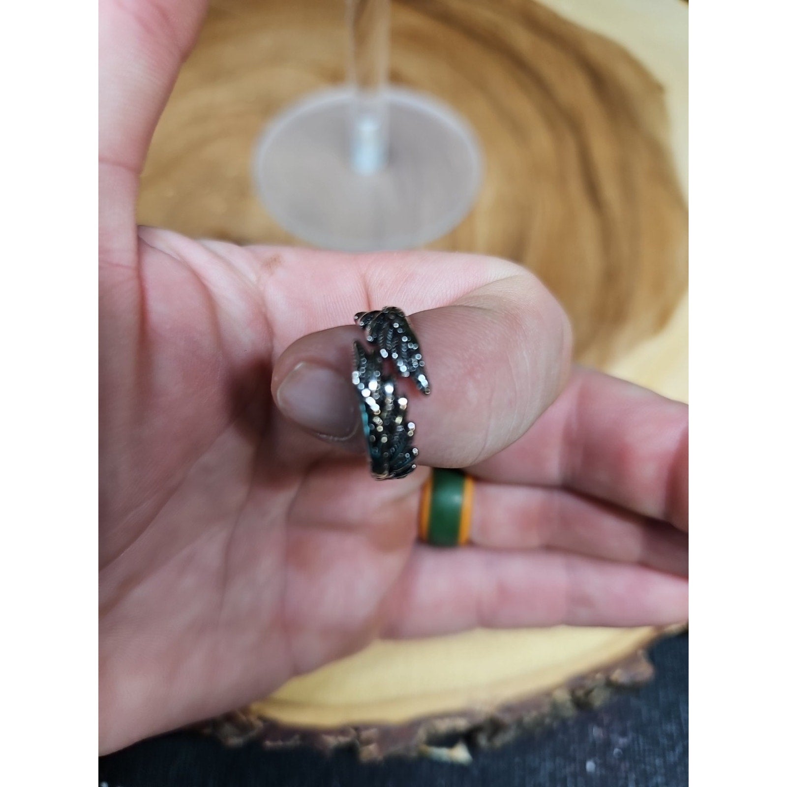 Adjustable Ring Forever Wings by CrystalCloud Company