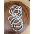 Natural Howlite Stone Bracelets 7pc Set by CrystalCloud Company