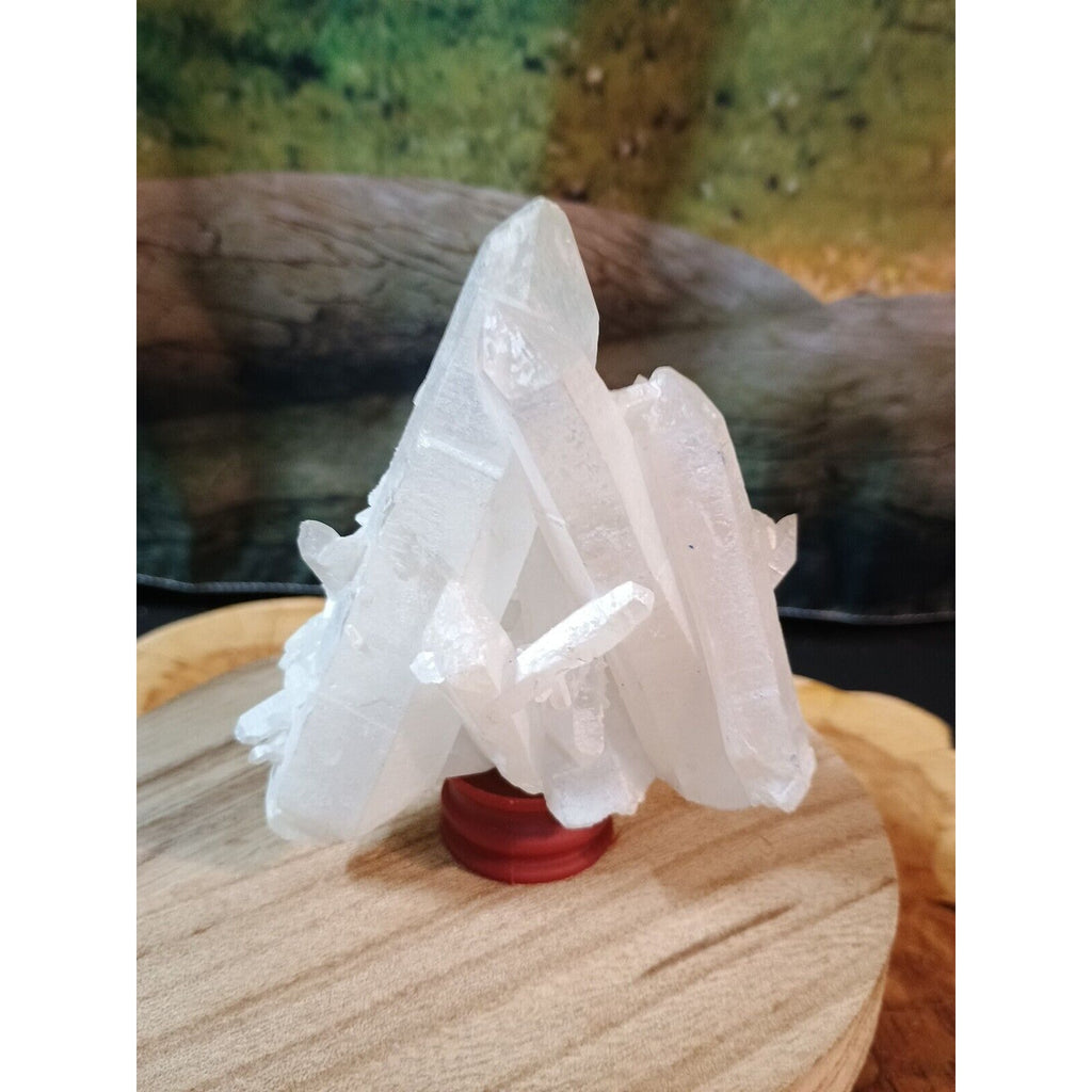 0.6LB Rainbow Aqua Aura Quartz Crystal Cluster Points Titanium Coating by CrystalCloud Company