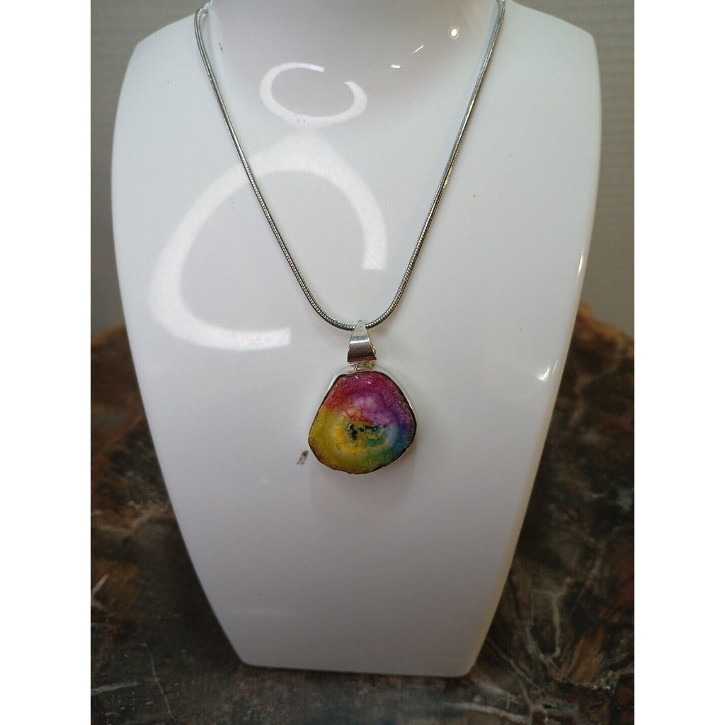 Druzy Necklace by CrystalCloudCompany
