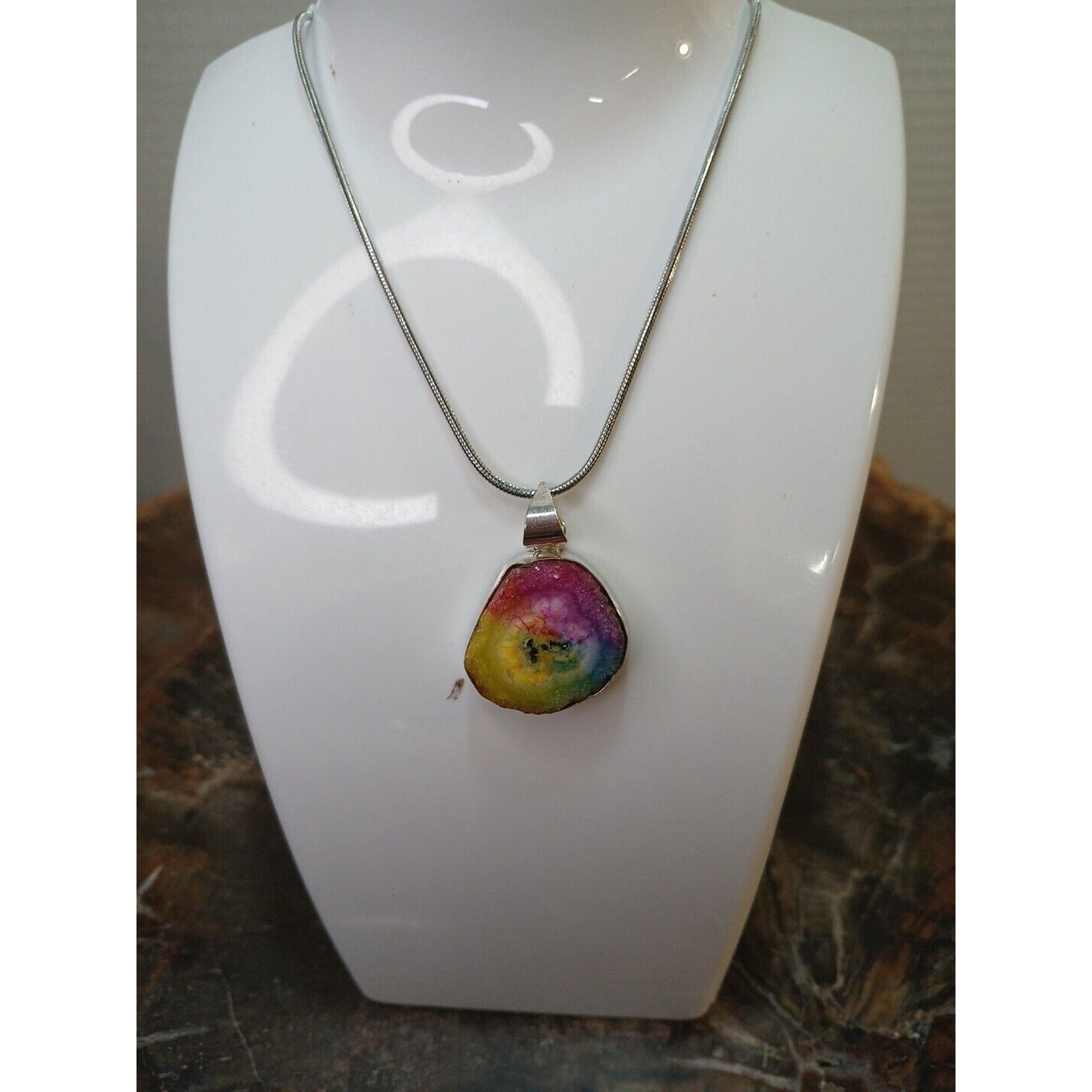 Druzy Necklace by CrystalCloudCompany