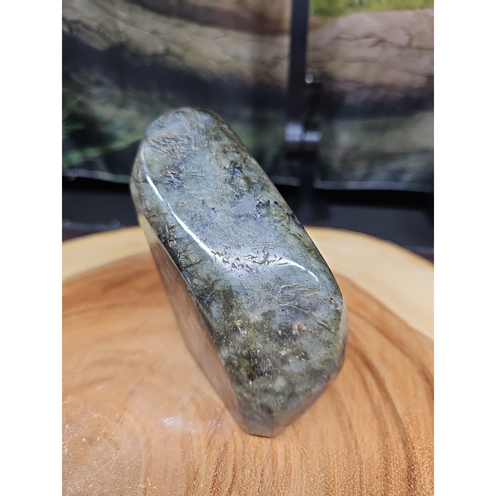 1.45LB 1Pcs Natural Rainbow Labradorite Crystal Spectrolite Stone by CrystalCloud Company