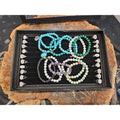 Ring And Bracket Lot 20 Rings Rose Quartz & 10 Natural Stone Bracelets Reseller by CrystalCloud Company