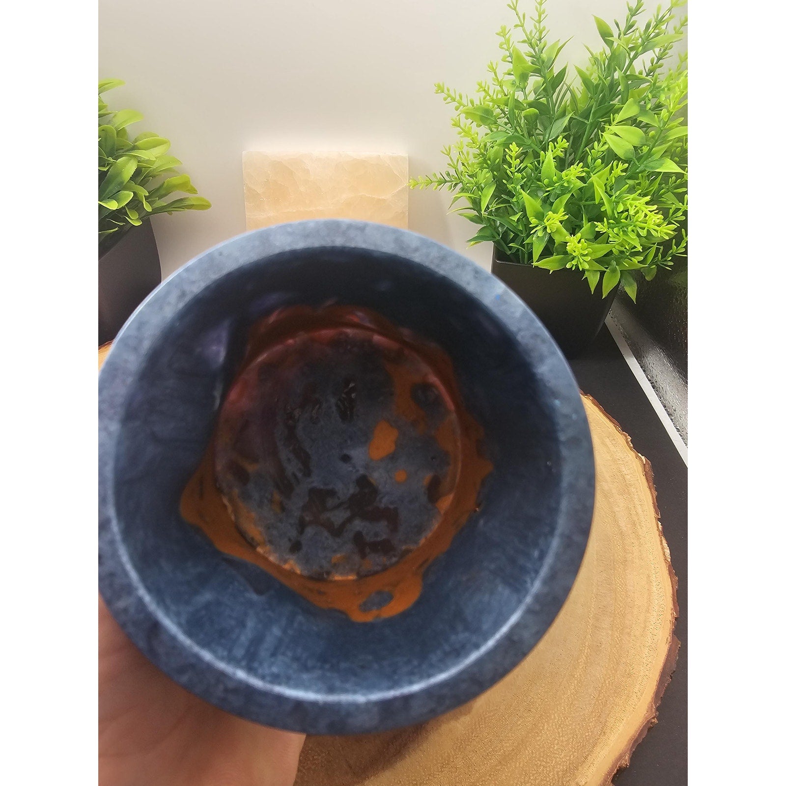 Jewelry Cup made of resin and amethyst from Brazil by CrystalCloud Company