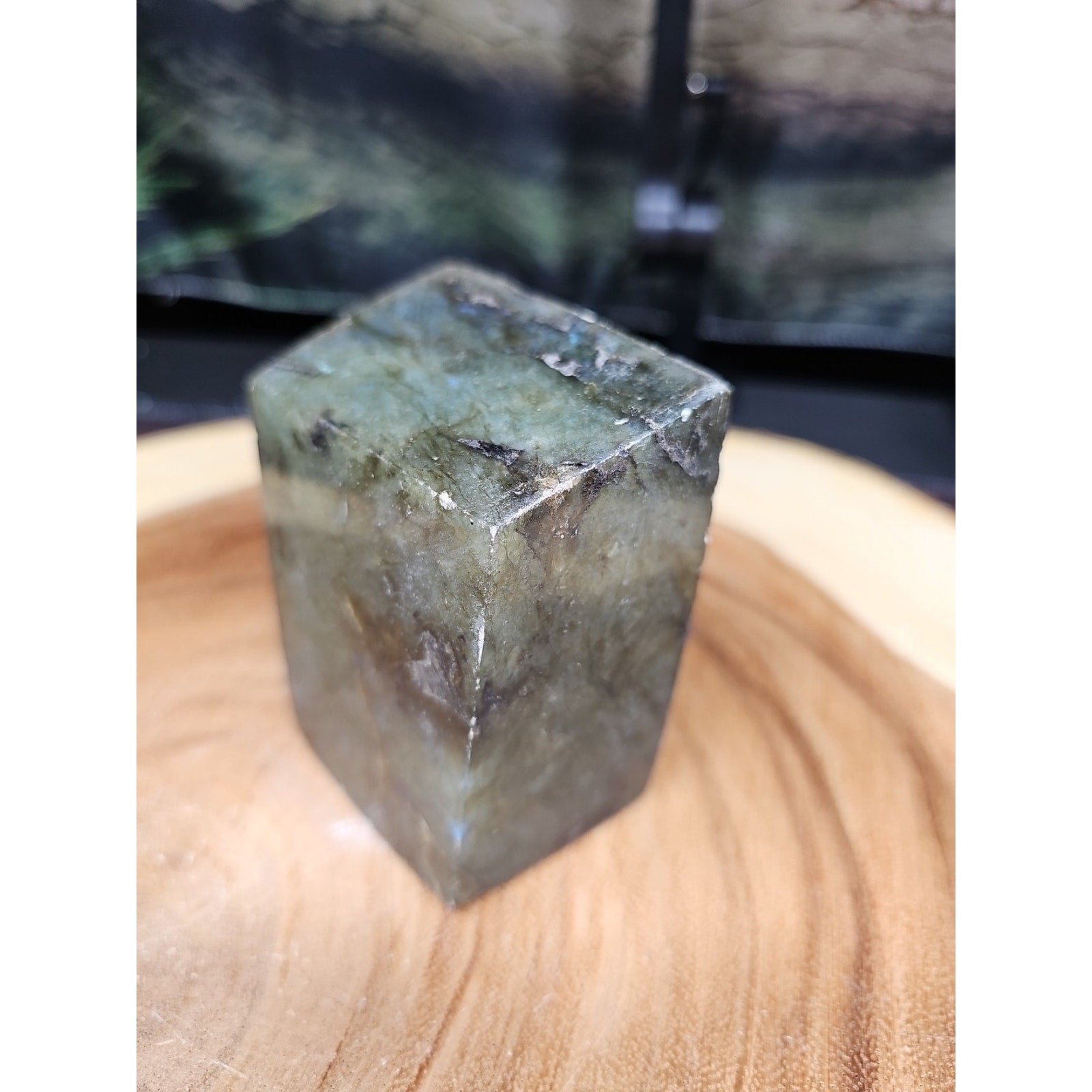 1.11LB 1Pcs Natural Rainbow Labradorite Crystal Spectrolite Stone by CrystalCloud Company