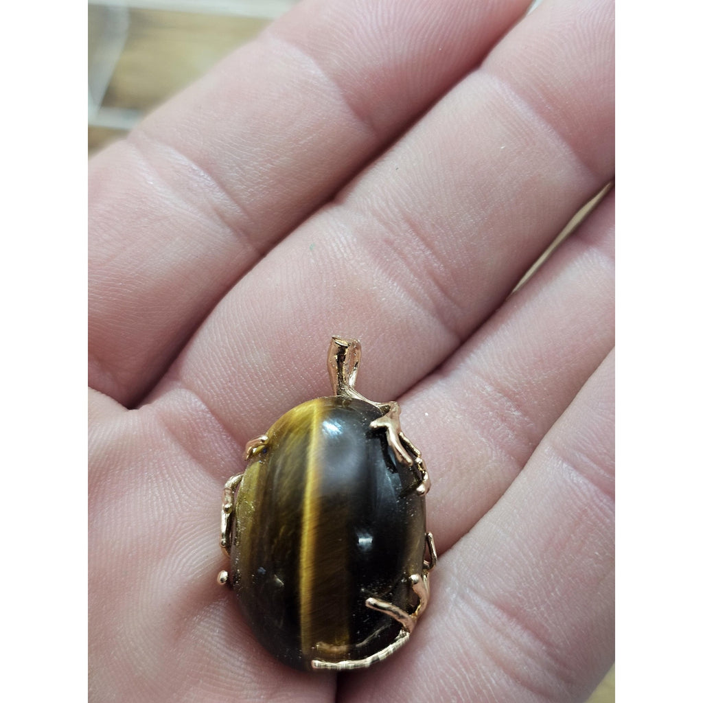 Tigers Eye Pendant by CrystalCloud Company