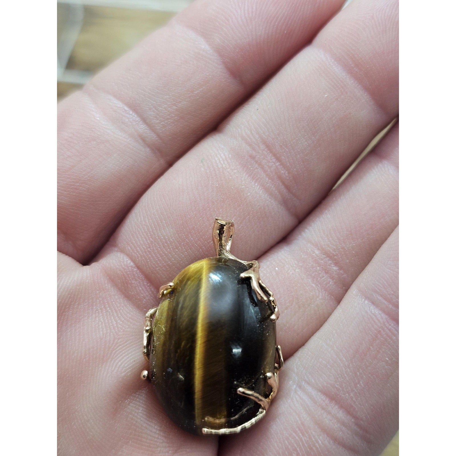 Tigers Eye Pendant by CrystalCloud Company