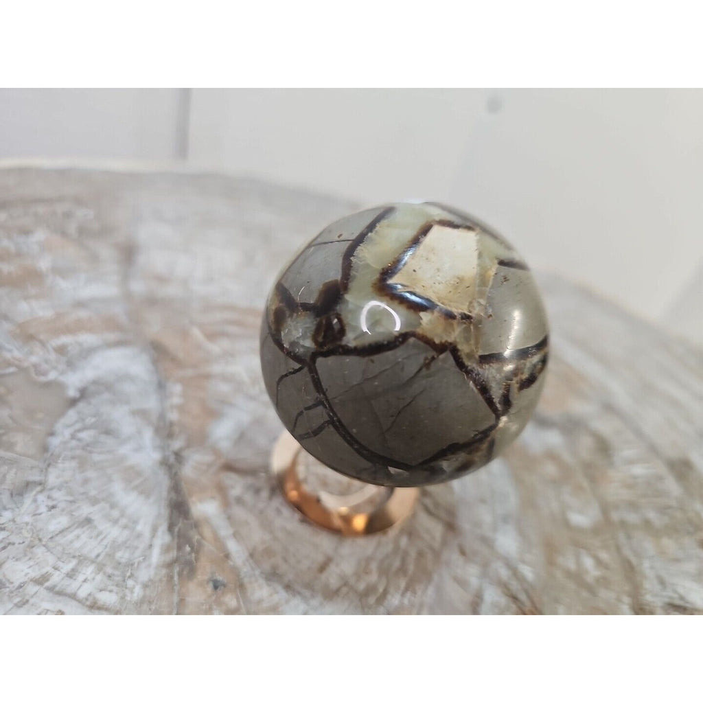 1pcs 241g Natural Septarian Sphere Crystal Healing Energy by CrystalCloud Company