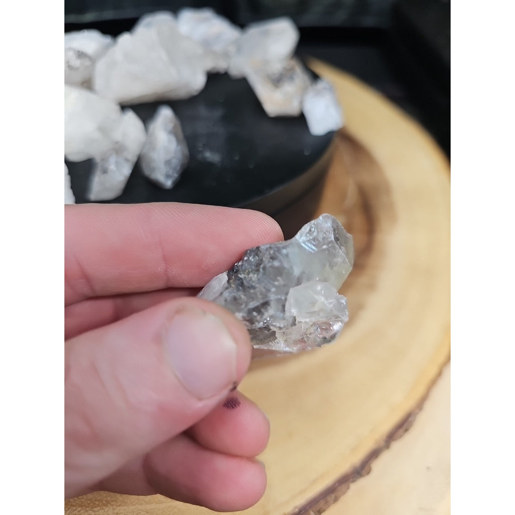 Natural Quartz Crystal pieces from Fonda, NY (aka Herkimer Diamond) 235grams by CrystalCloud Company