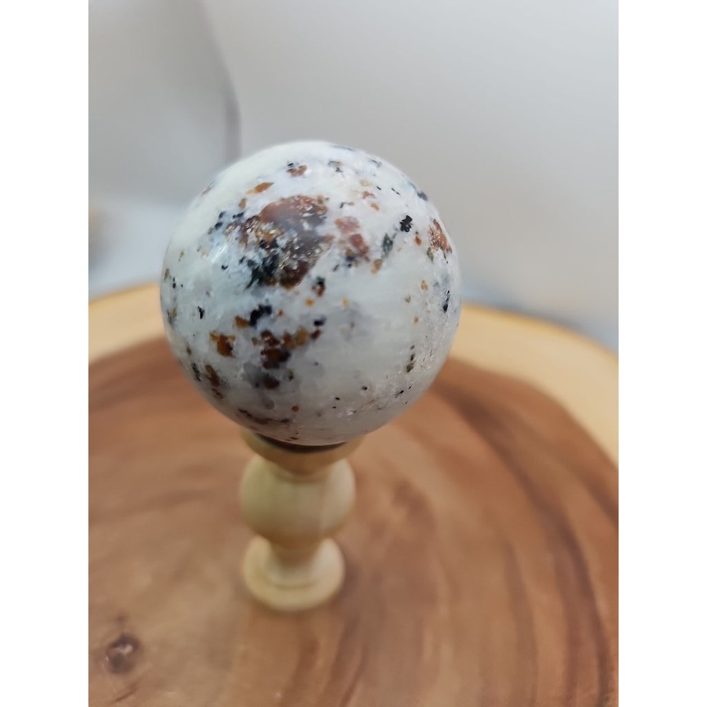 Ocean Jasper Sphere W/Stand 204g by CrystalCloud Company