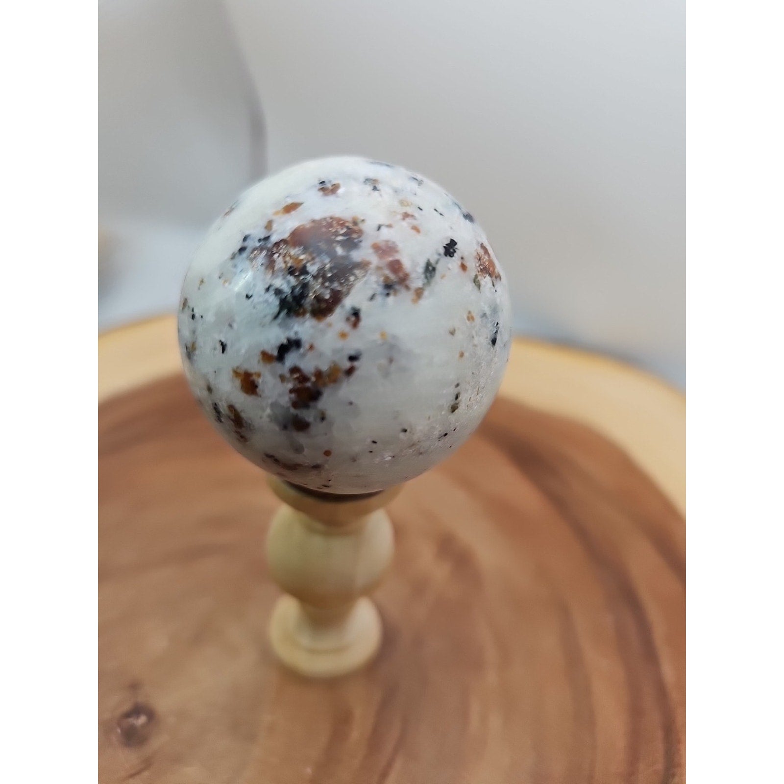 Ocean Jasper Sphere W/Stand 204g by CrystalCloud Company