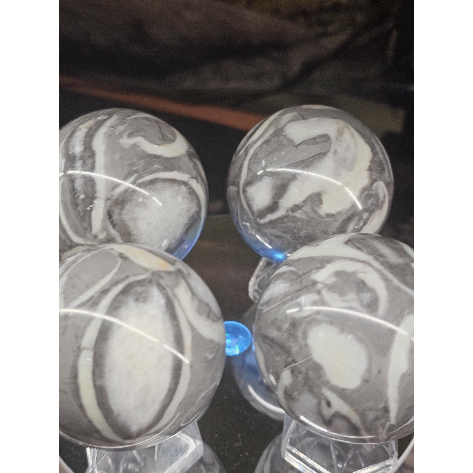 1000 eye Jasper 55mm To 60mm by CrystalCloud Company