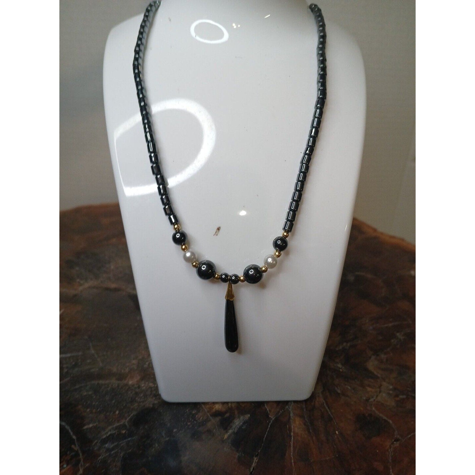 Natural Jasper Stone Necklace by CrystalCloudCompany