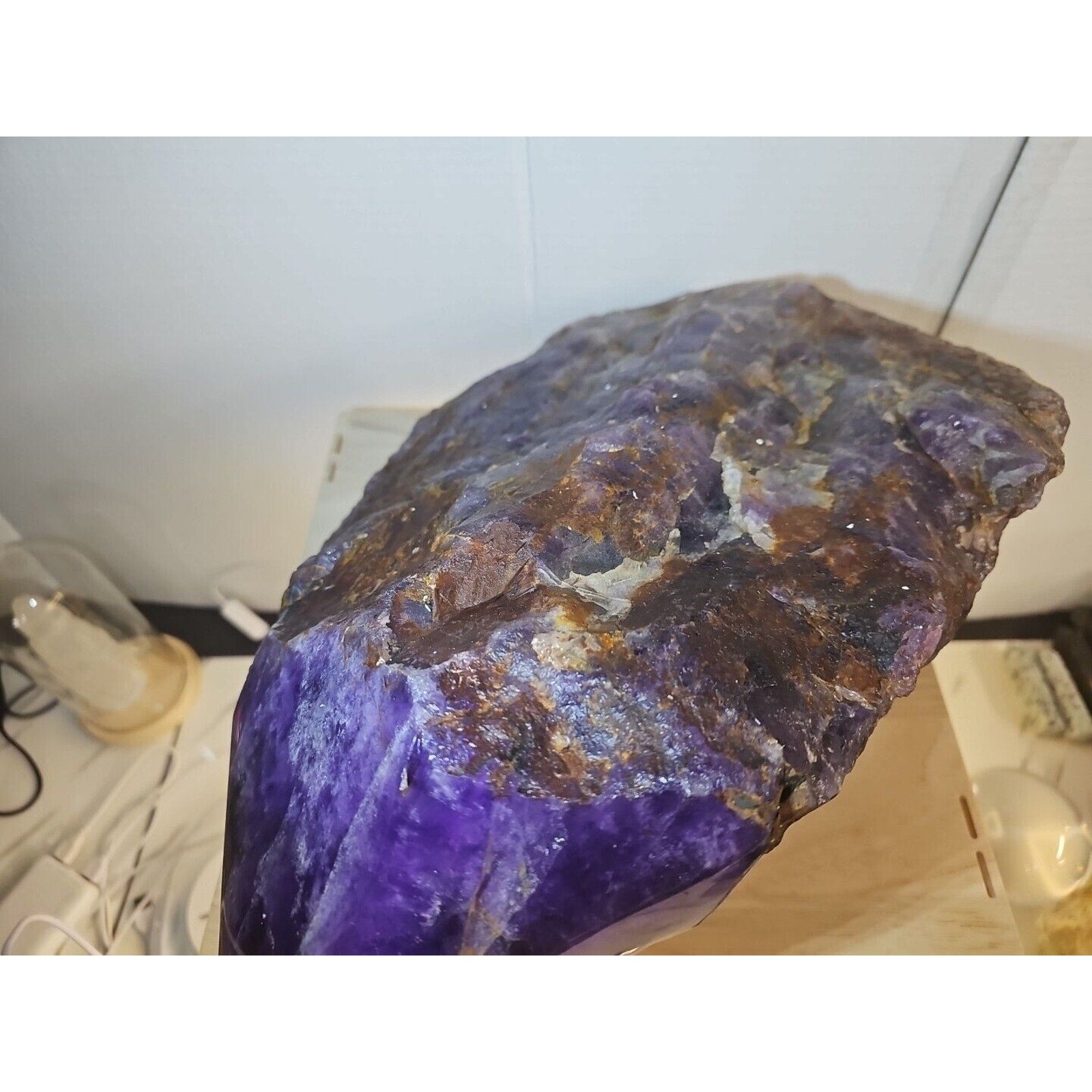 Large Natural Amethyst Geode Cluster — 36.3 lbs, Brazil | CrystalCloud Company by CrystalCloud Company