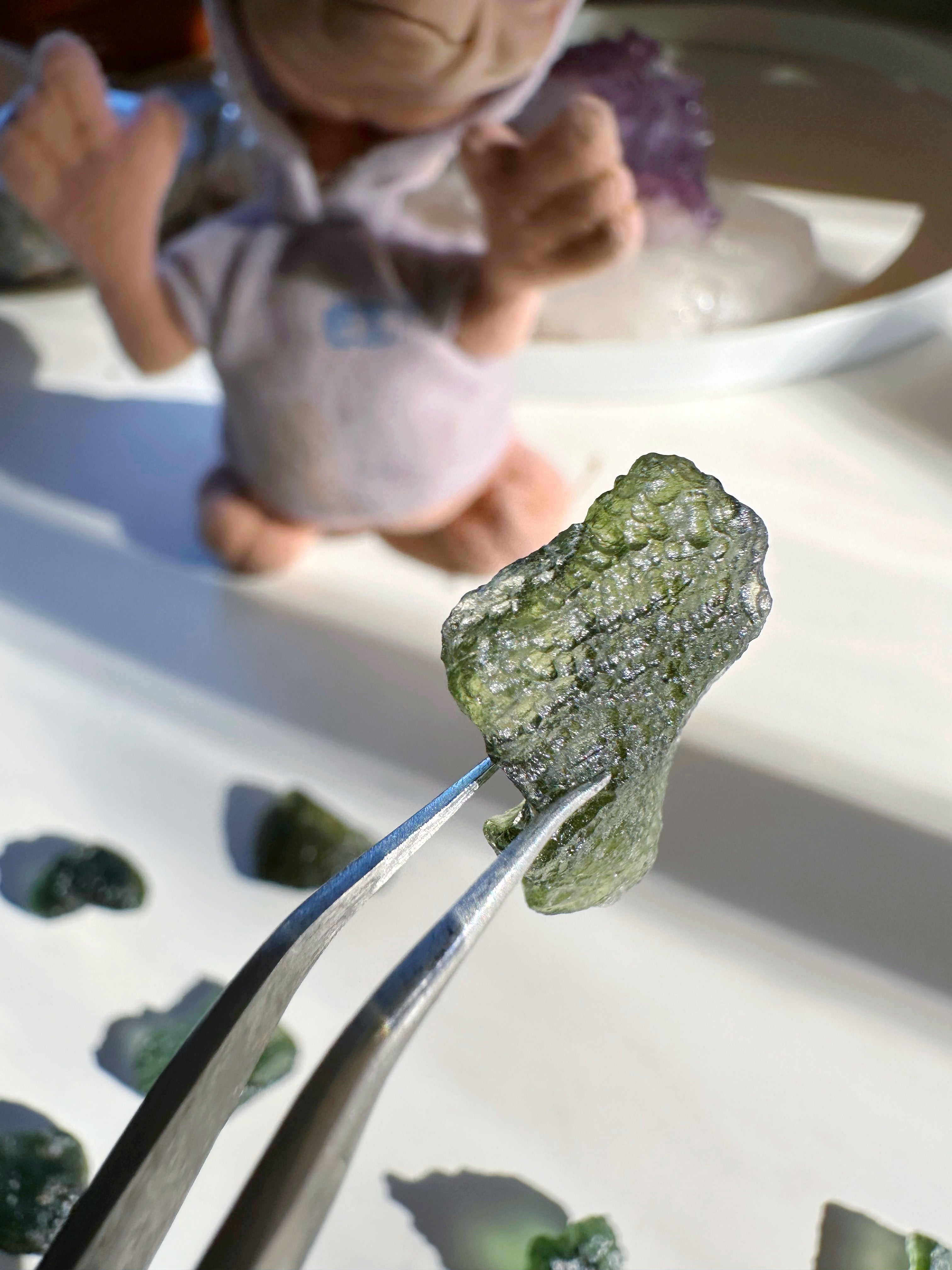 Chlum Moldavite #6 - AA