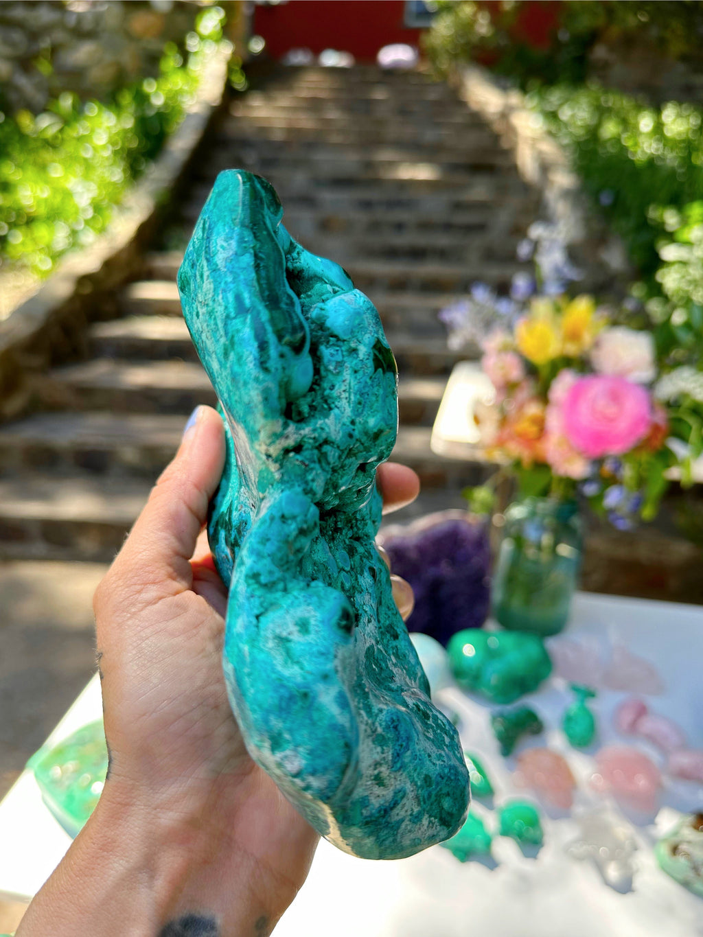 Chrysocolla w/ Malachite