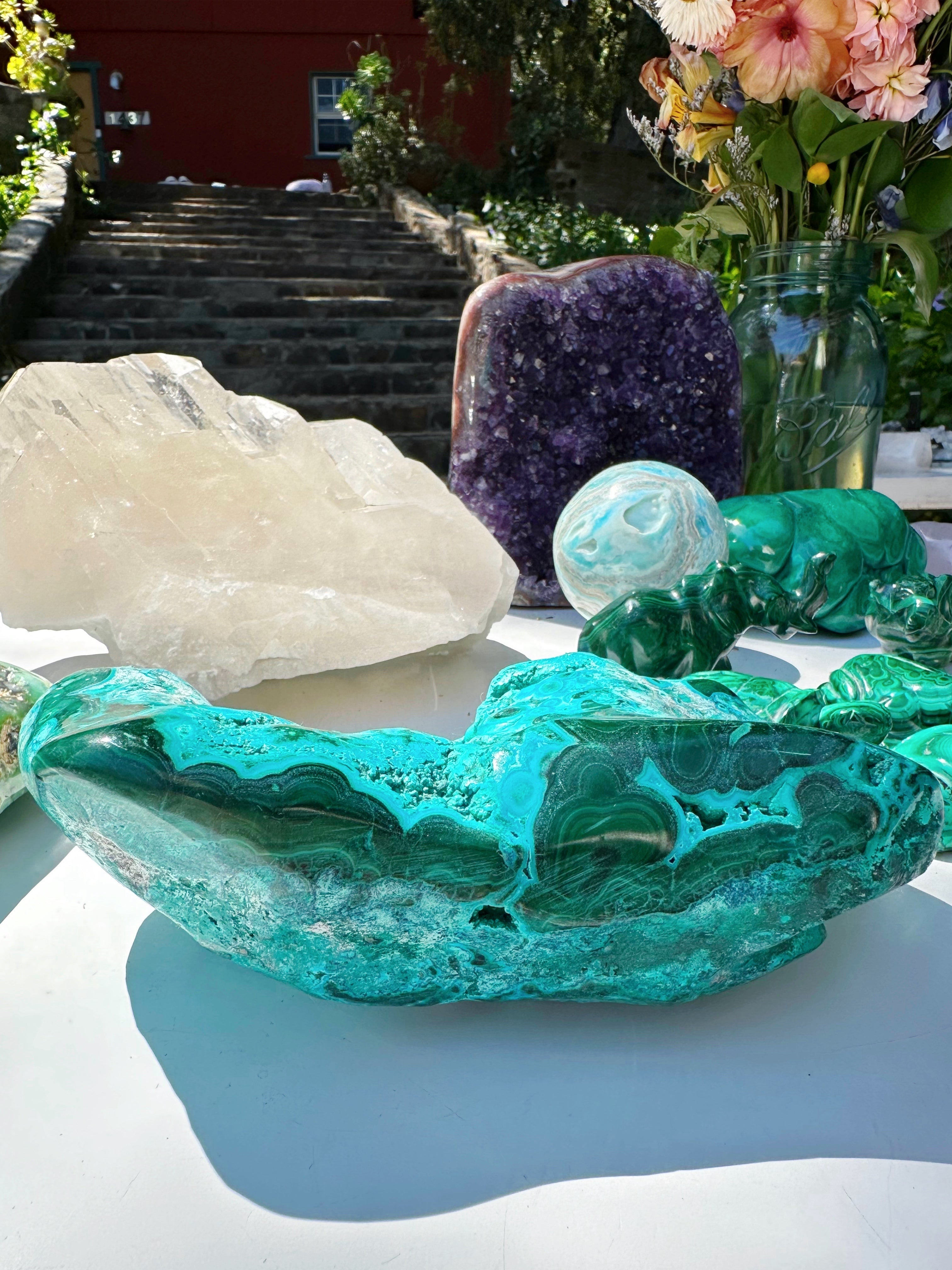 Chrysocolla w/ Malachite
