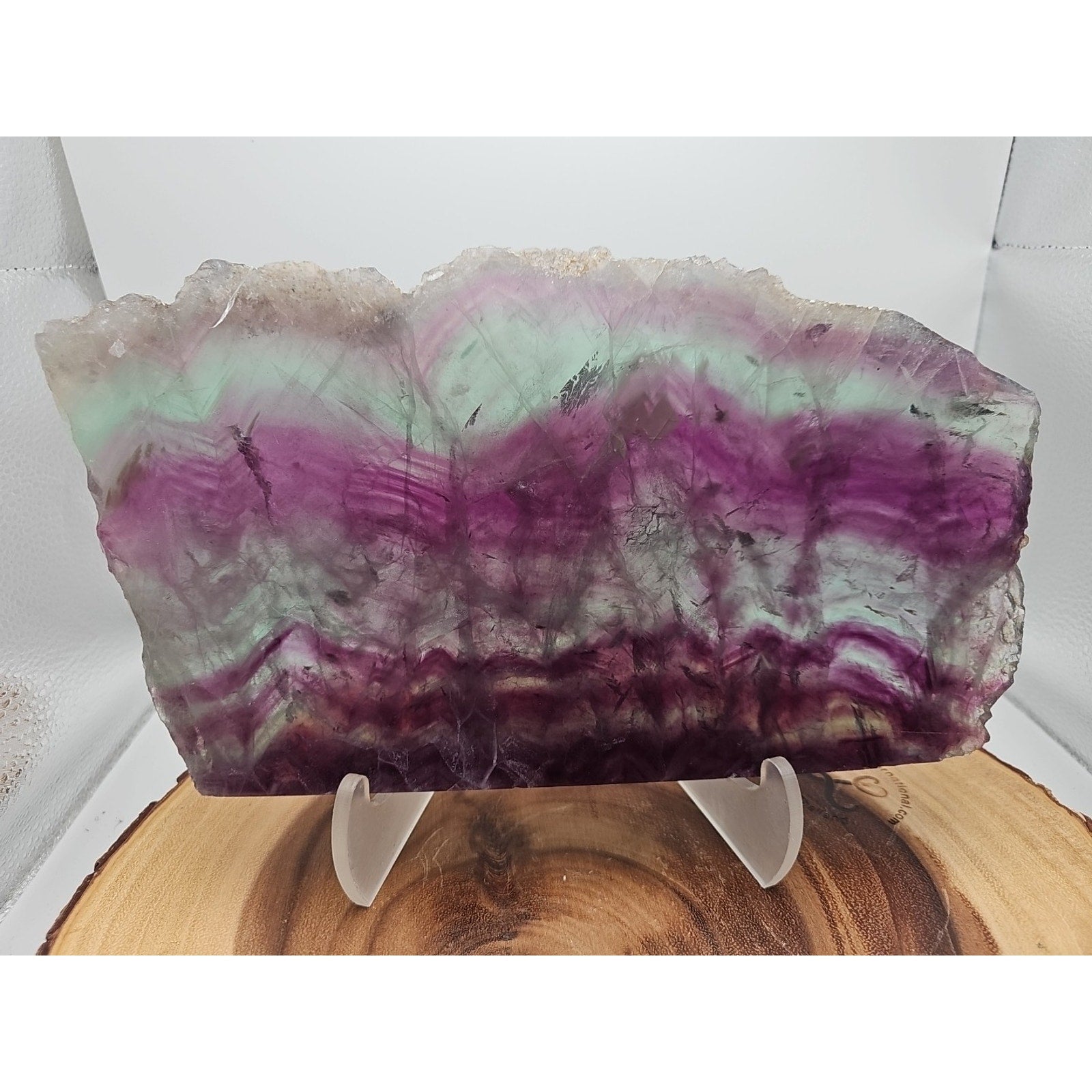5.7LB Natural Fluorite Quartz Crystal Sheet - Vitreous Mineral Specimen | CrystalCloud Company by CrystalCloud Company