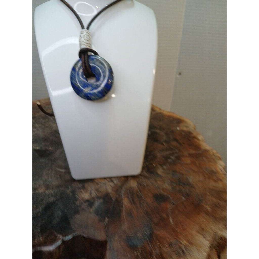 Lapis Lazuli Necklace Handemade by CrystalCloud Company