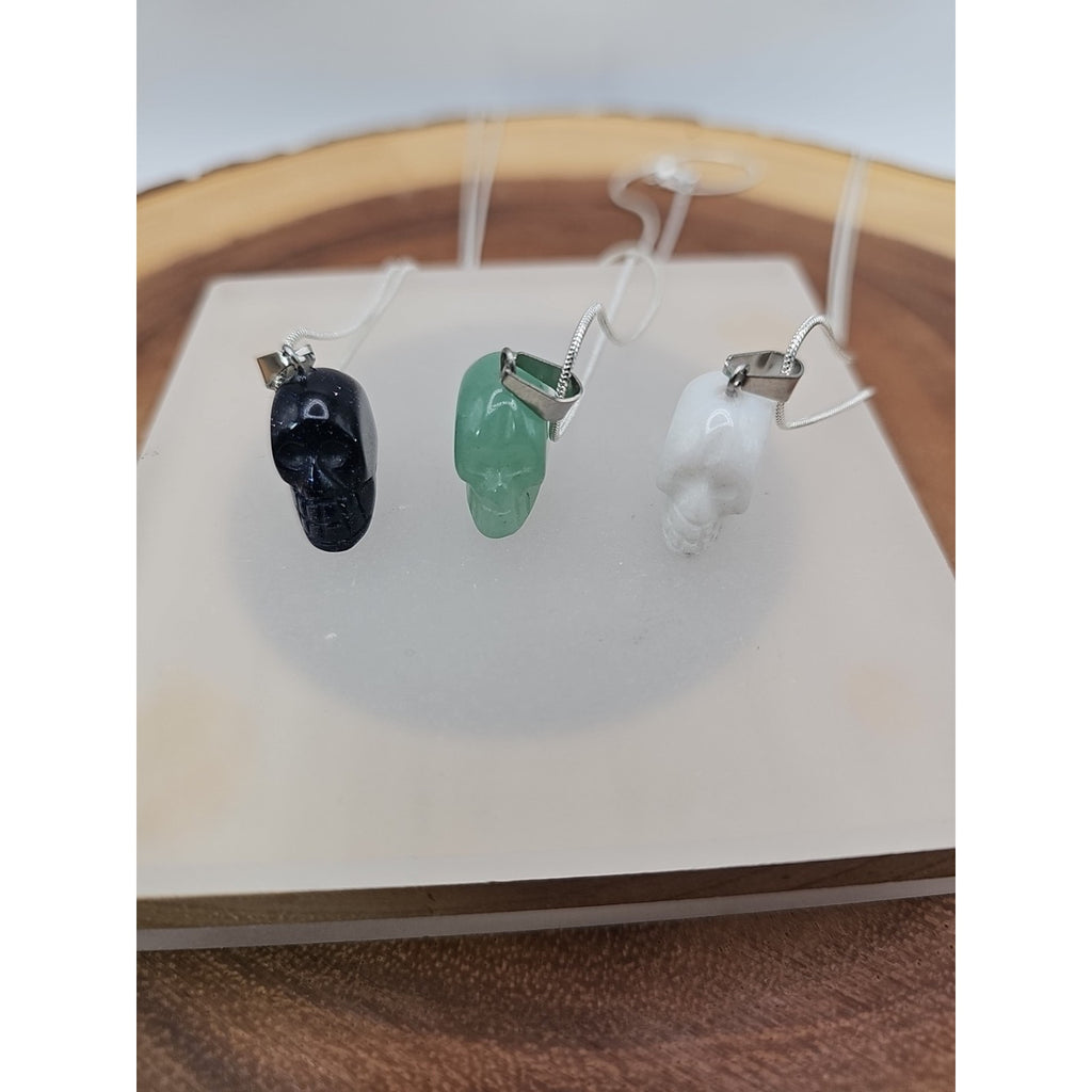 Set Of 3 Shull Pendants W/sterling Silver Chain by CrystalCloud Company
