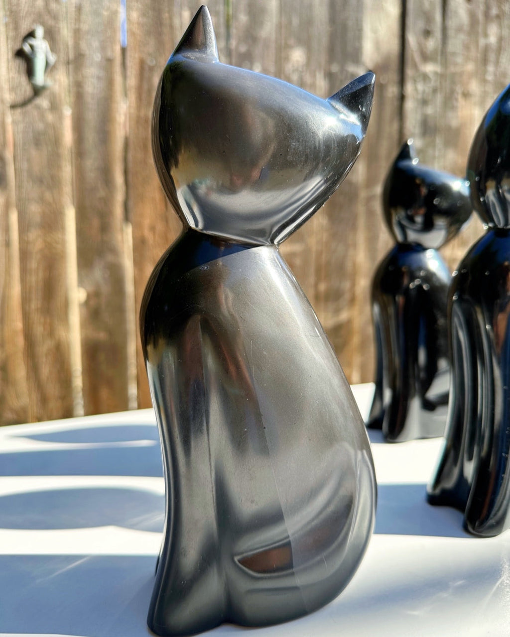 Large Marble Kitty Cat - A by Baltic Mermaid