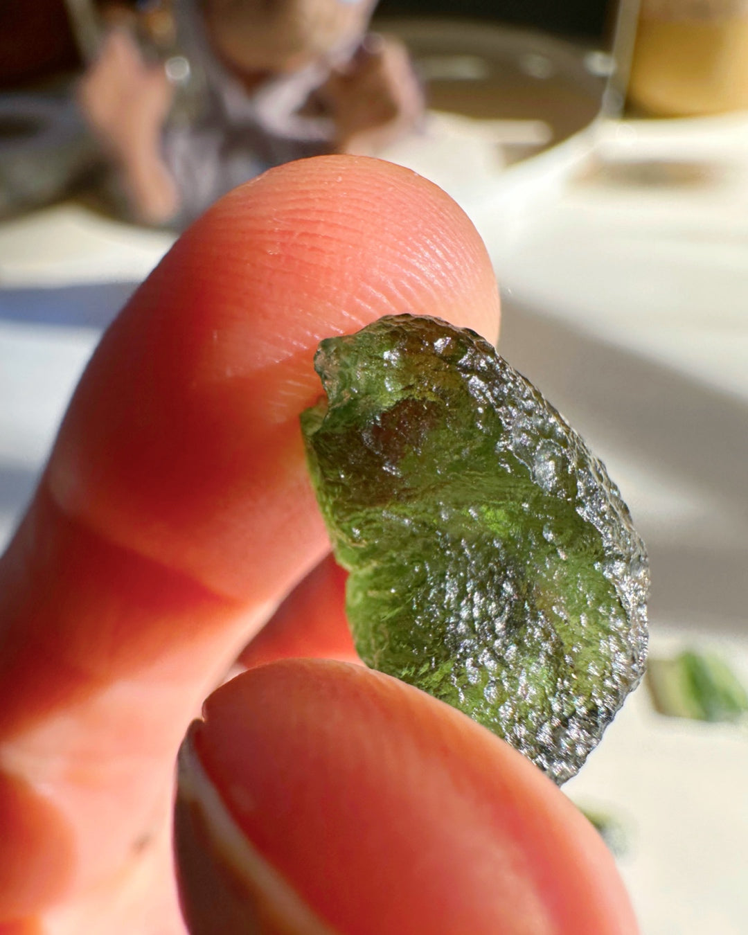Chlum Moldavite  #4 - AA