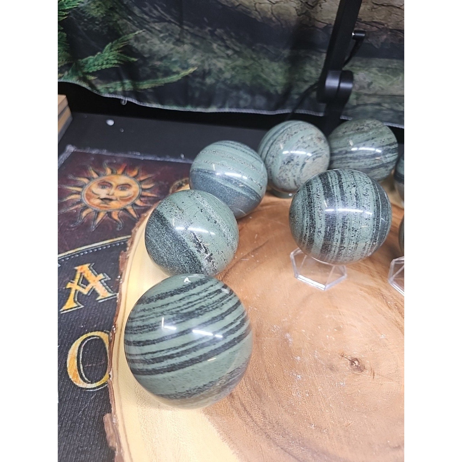 1Pc Natural Medicine King Stone Jasper Crystal Sphere 60mm by CrystalCloud Company