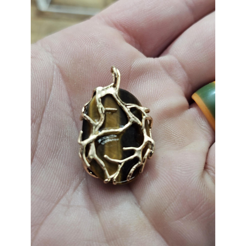 Tigers Eye Pendant by CrystalCloud Company