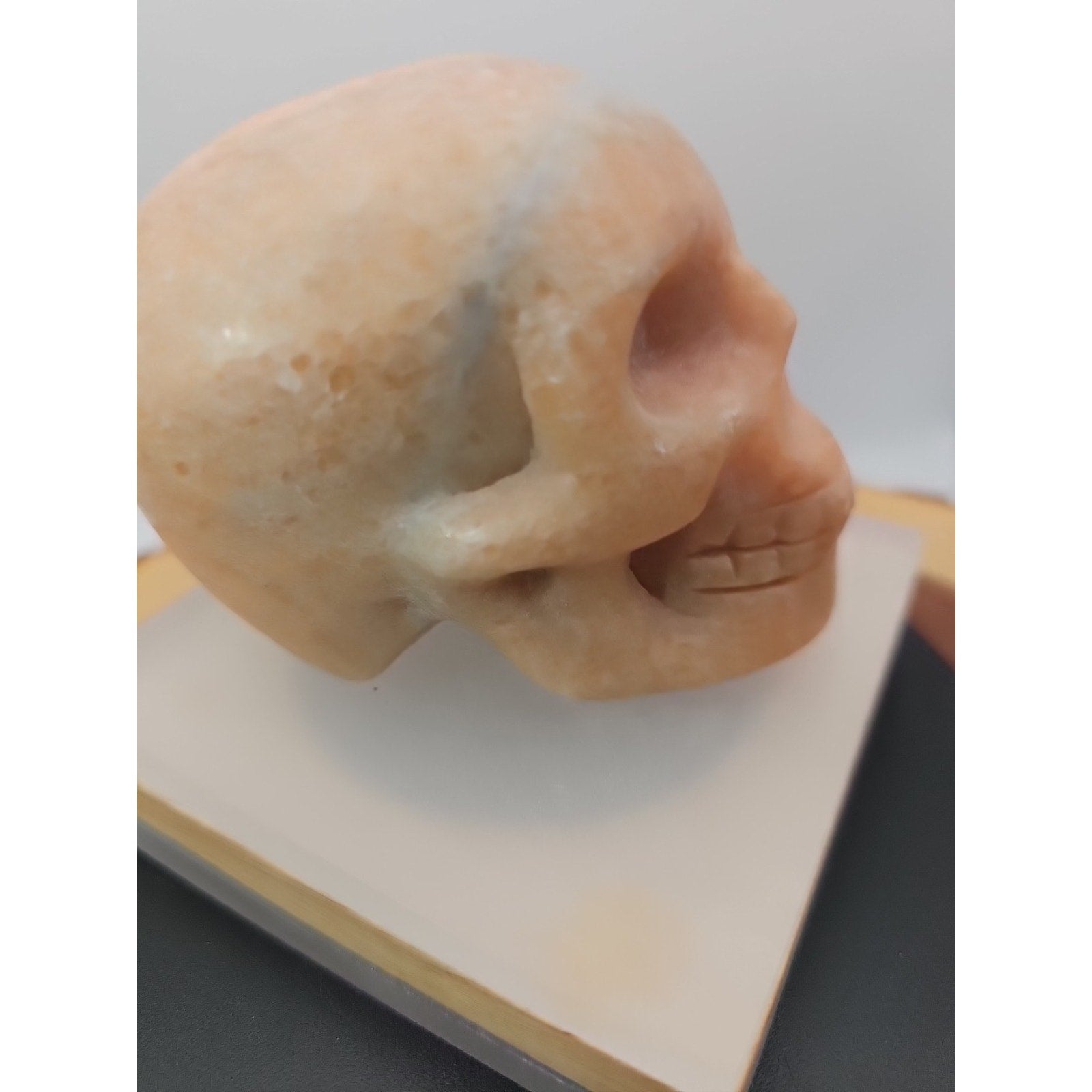1.24lb Natural Jasper Calcite Skulls Crystal Carving Mixed Stones Healing by CrystalCloud Company