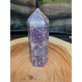 1ea Natural Purple Mica Lepidolite Crystal Point Tower Africa 479g by CrystalCloud Company