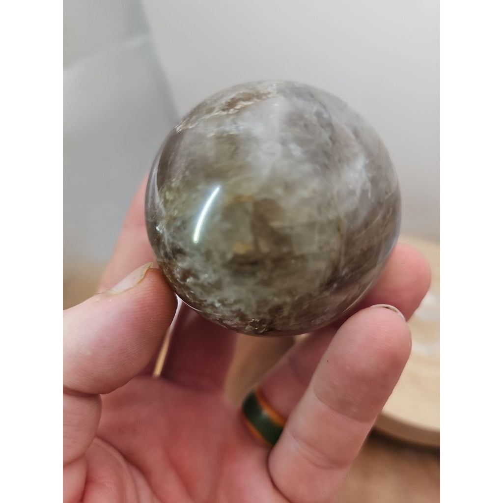 Smoky quartz sphere 60mm 260grams by CrystalCloud Company