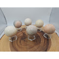Quartz Crystal Sphere 50mm 1 Each Sandstone by CrystalCloud Company