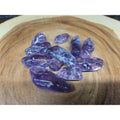 11Pcs Raw Natural Purple Amethyst Quartz Crystal Tumbled Healing Brazil .48lbs by CrystalCloud Company