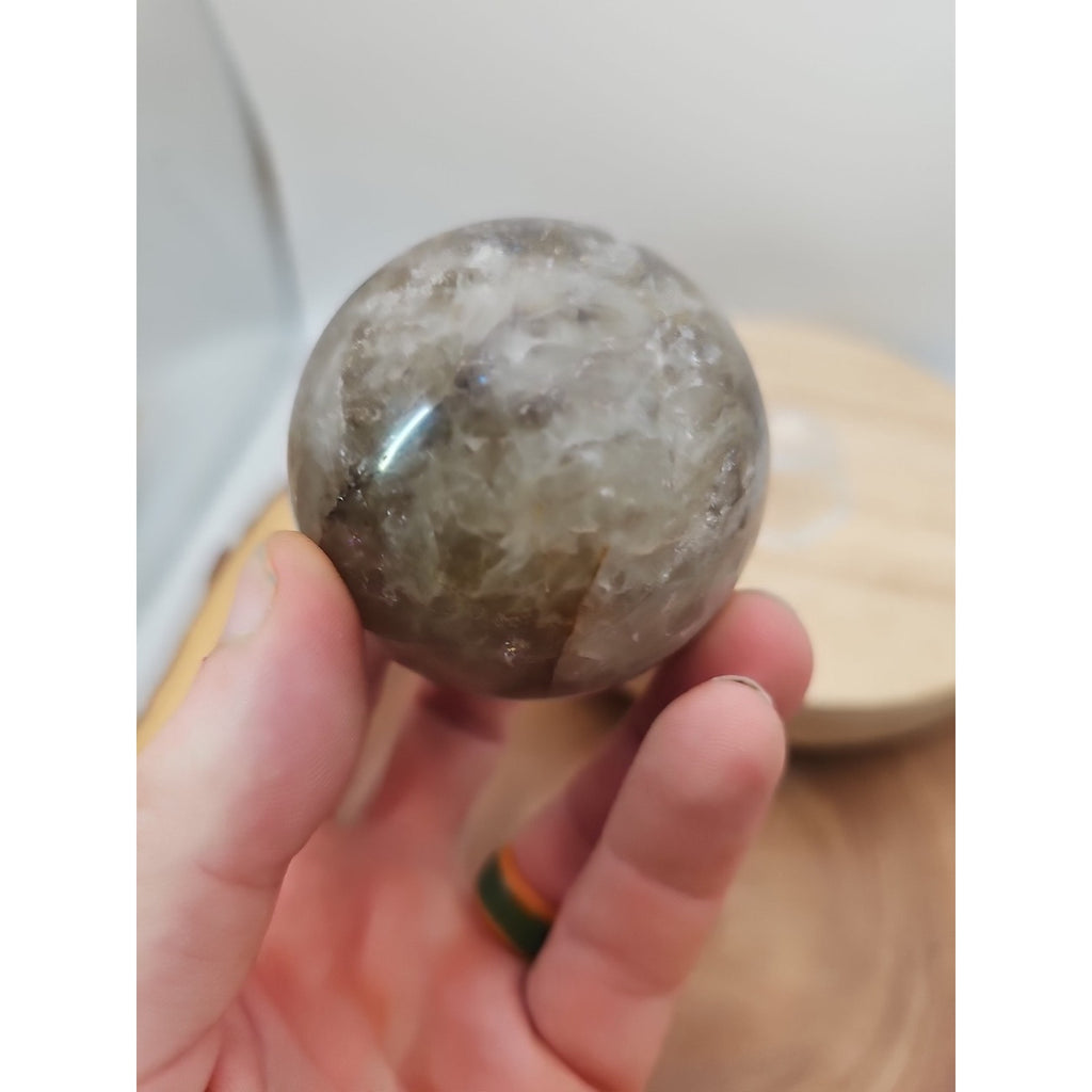 Smoky quartz sphere 60mm 260grams by CrystalCloud Company