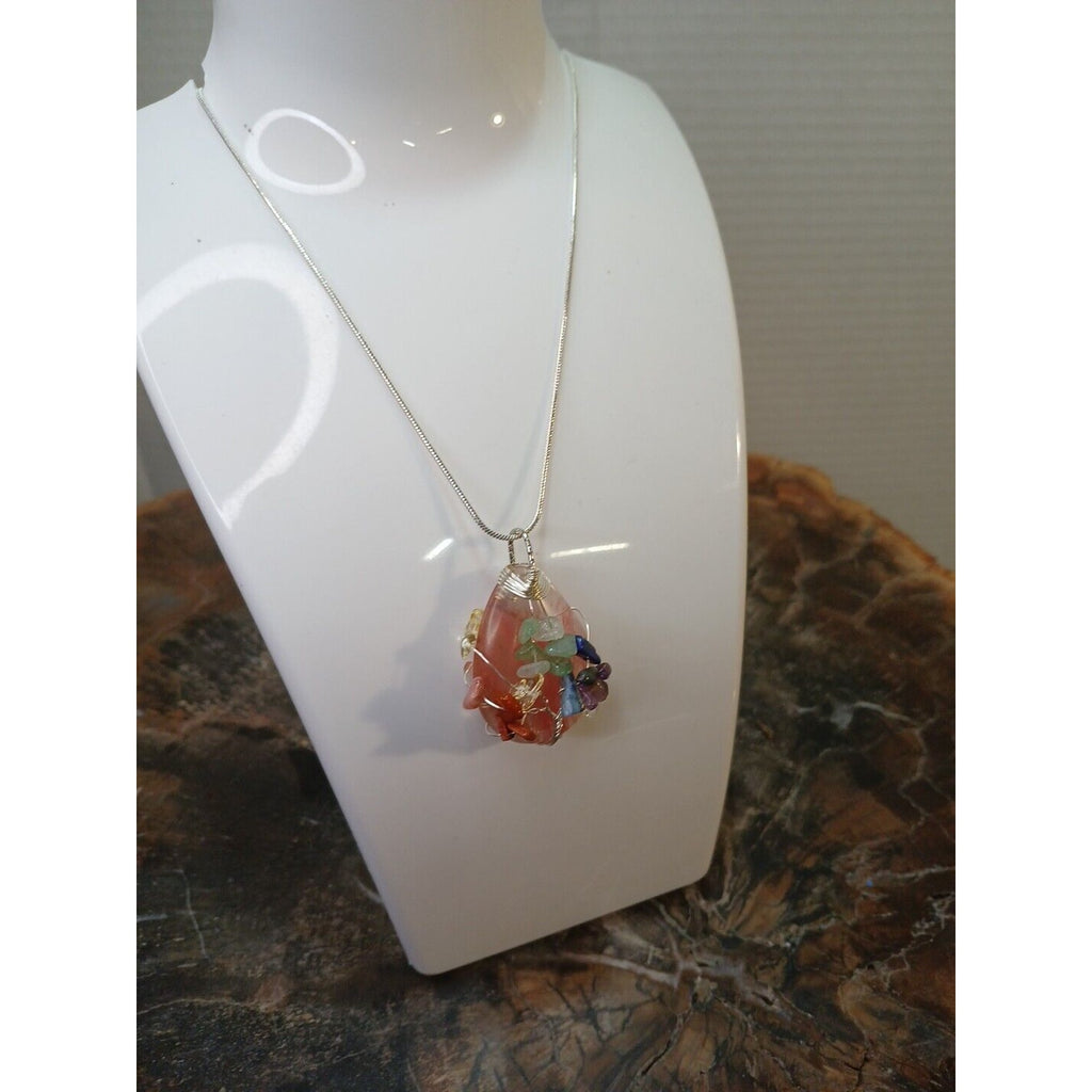 Natural Crystal Necklace by CrystalCloudCompany