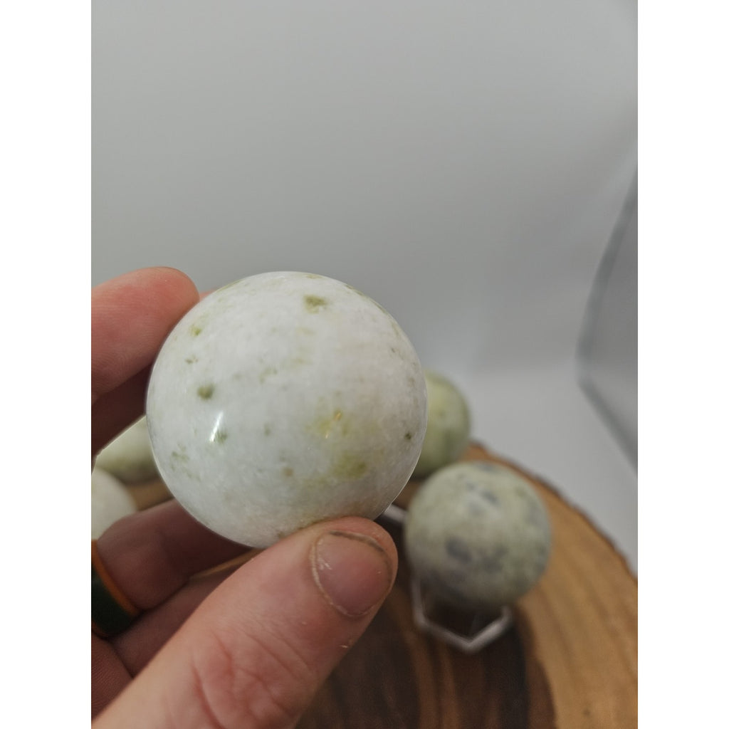 Quartz Crystal Sphere 50mm 1 Each by CrystalCloud Company
