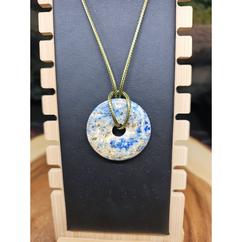 lapis lazuli necklace 16 In Cord by CrystalCloud Company