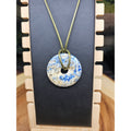 lapis lazuli necklace 16 In Cord by CrystalCloud Company