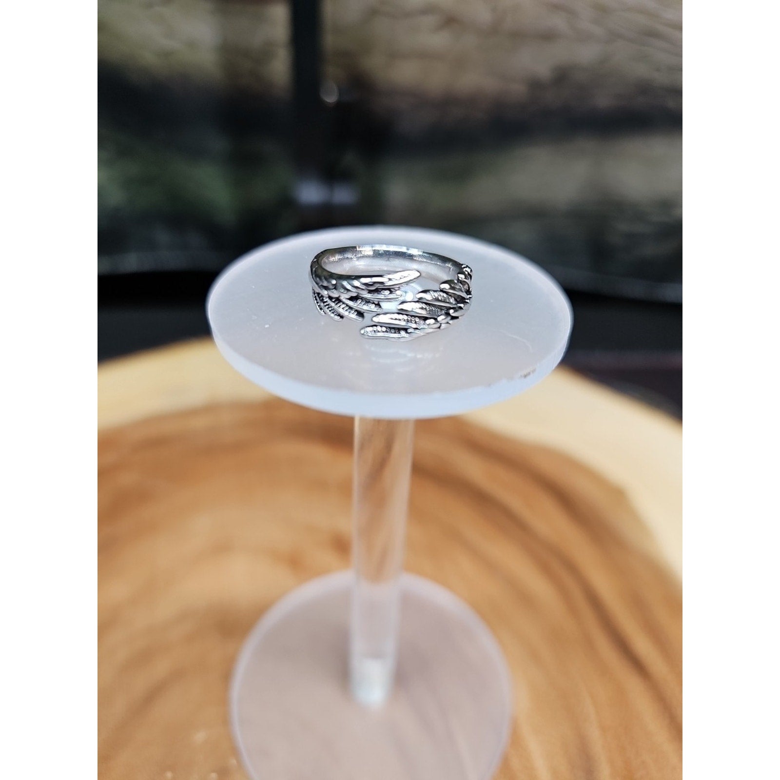 Adjustable Ring Forever Wings by CrystalCloud Company