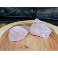 1 Pair Rose Wuartz Raw Chunk 1lb by CrystalCloud Company