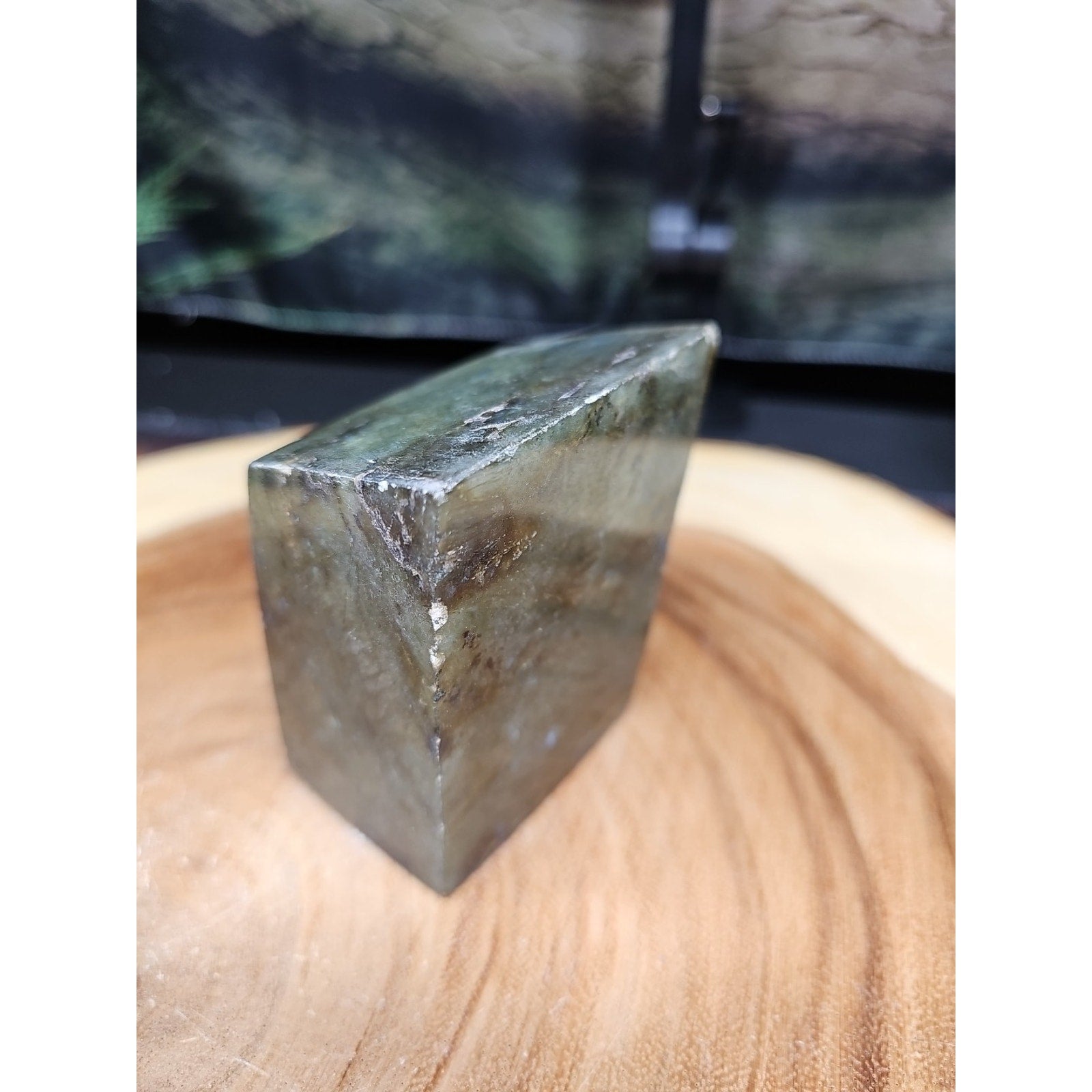 1.11LB 1Pcs Natural Rainbow Labradorite Crystal Spectrolite Stone by CrystalCloud Company