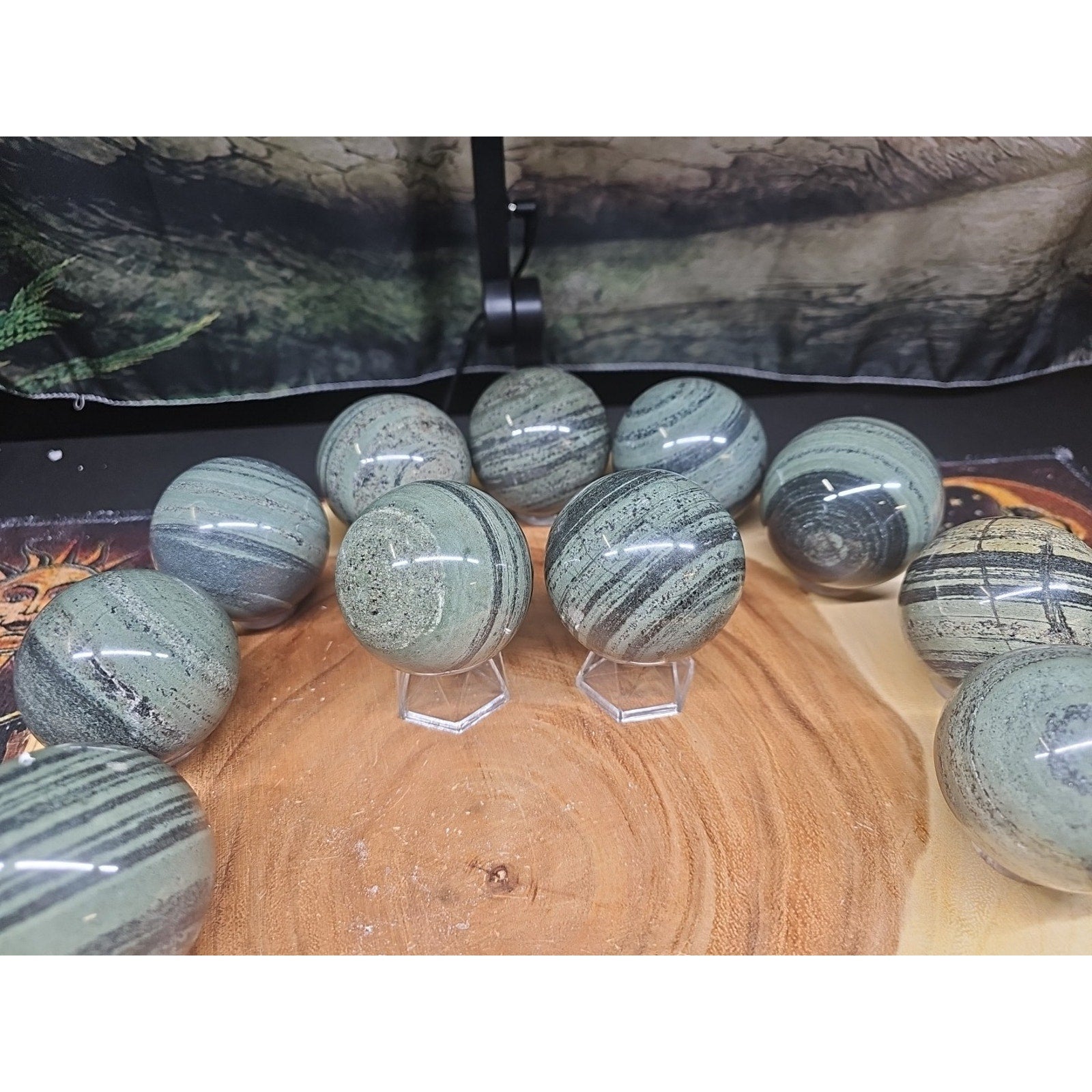 1Pc Natural Medicine King Stone Jasper Crystal Sphere 60mm by CrystalCloud Company