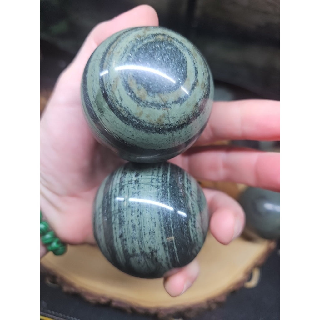 1Pc Natural Medicine King Stone Jasper Crystal Sphere 60mm by CrystalCloud Company
