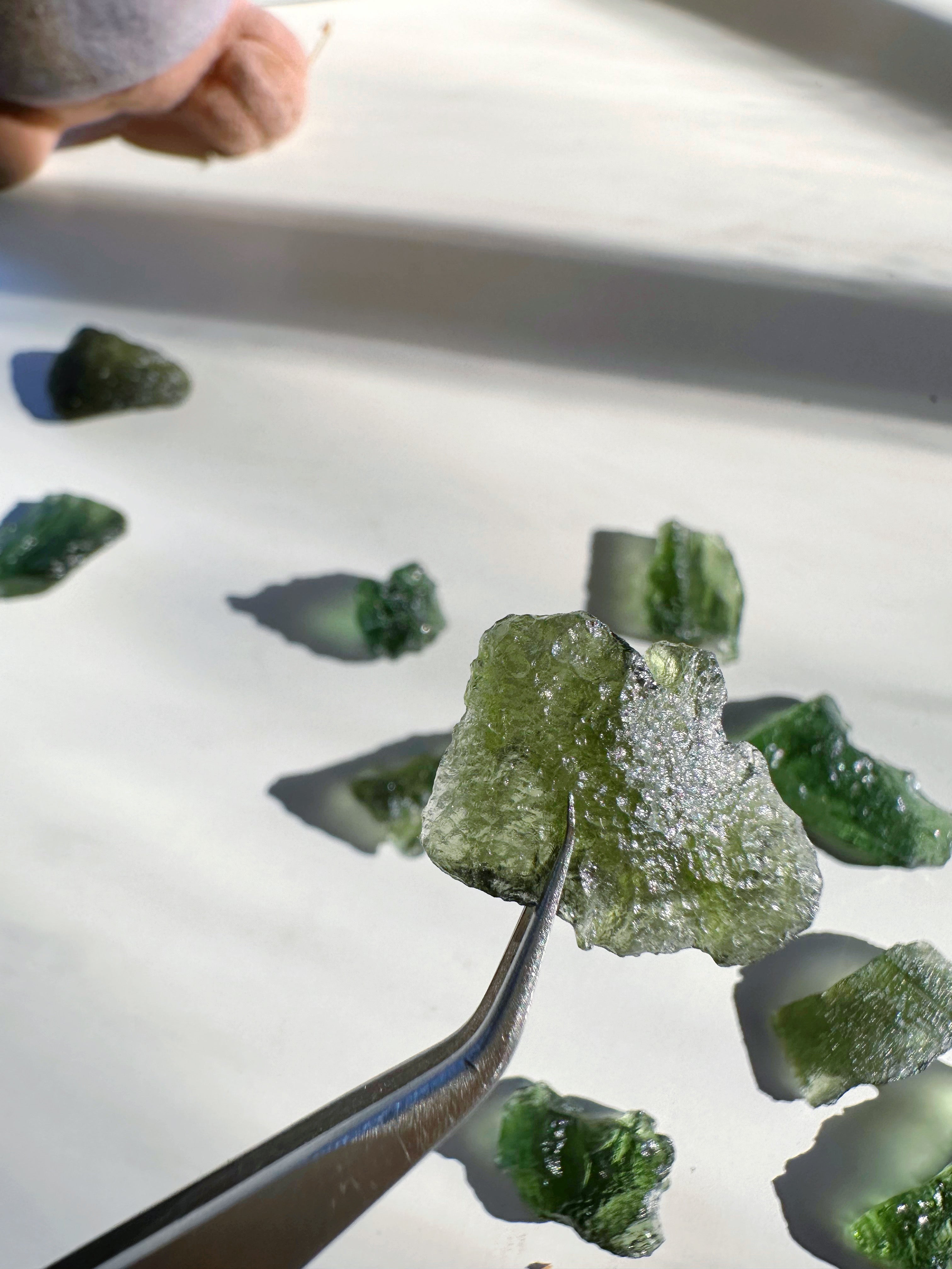 Chlum Moldavite #6 - AA