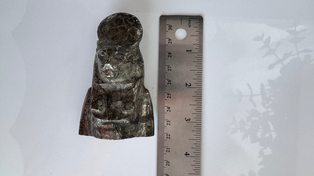 Egyptian Sekhmet Goddess Bust in Pyrite, 2 Sizes Available, Choose Your Favorite