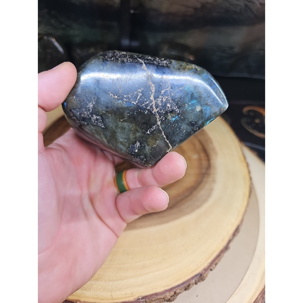 1.29lb Natural Rainbow Labradorite Crystal Gem Spectrolite Stone by CrystalCloud Company