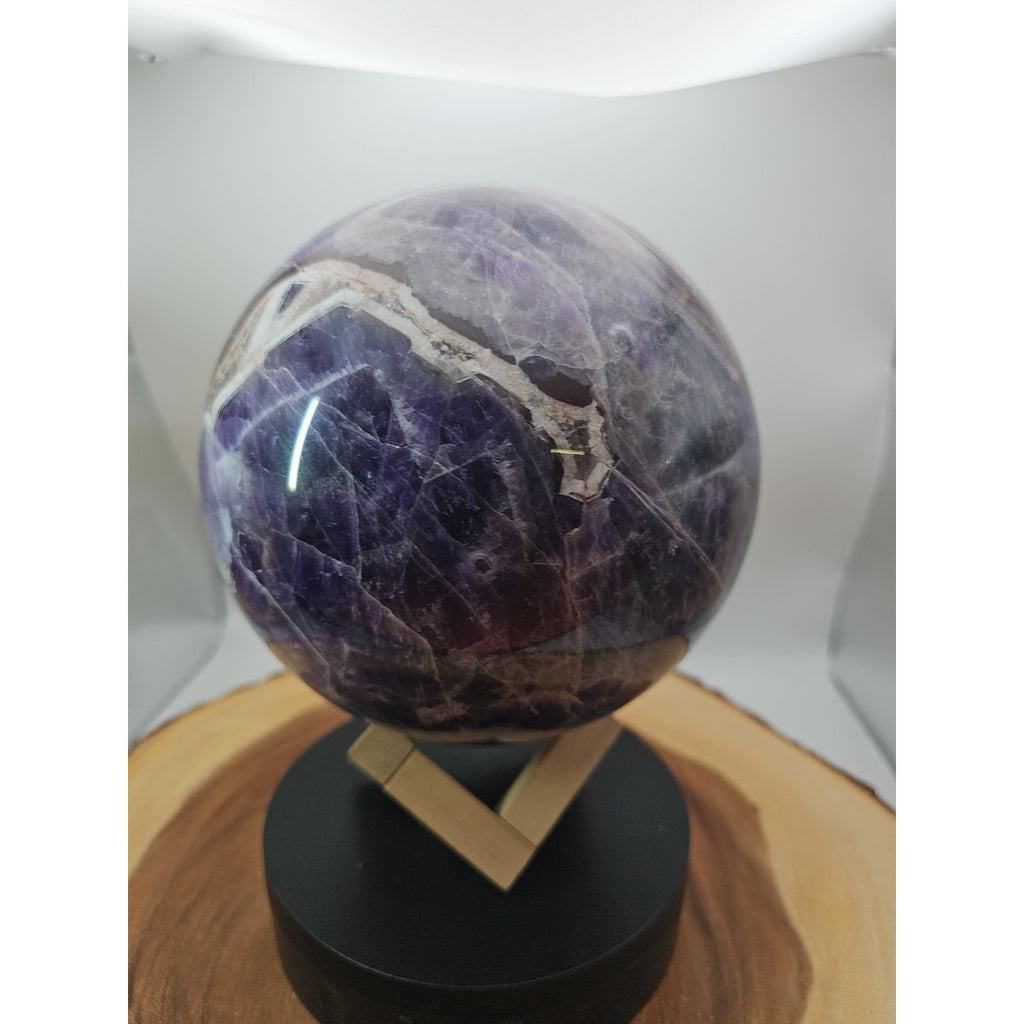 11.78lbs Natural Dream Amethyst Quartz Crystal Sphere Ball by CrystalCloud Company