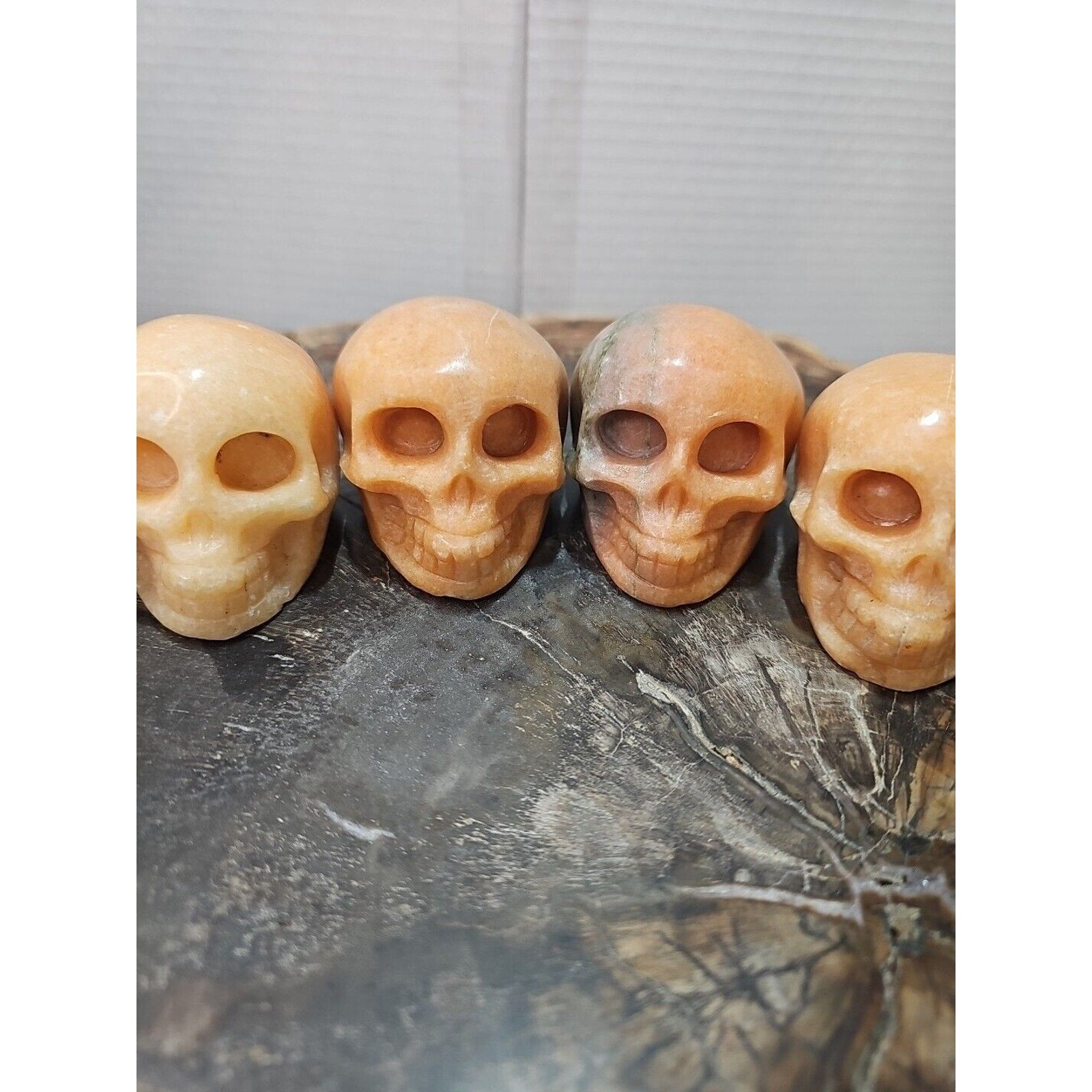 Natural Sunstone Quartz Crystal Skull Carving — Brazil | CrystalCloud Company by CrystalCloud Company